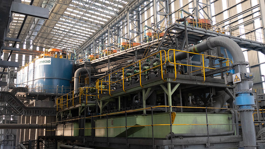 Mufulira copper processing plant at International Resources Holding’s Mopani Copper Mines in Zambia