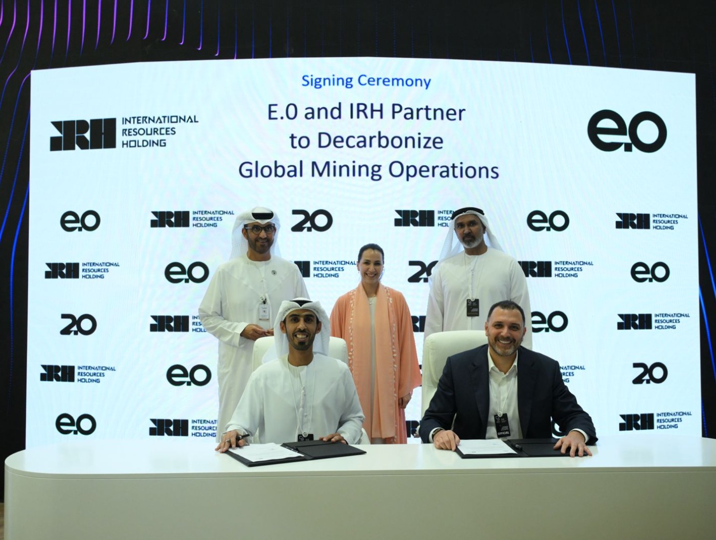 International Resources Holding (IRH) and EPointZero (e.0) Sign MOU to Decarbonize Global Mining Operations